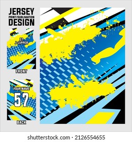 jersey printing and sublimation fabric vector design for sports teams