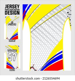 jersey printing and sublimation fabric vector design for sports teams