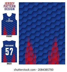 jersey printing t-shirt vector pattern for soccer, badminton, volleyball, basketball, cycling, etc