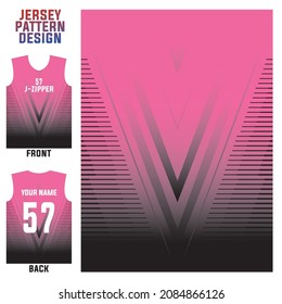 jersey printing t-shirt vector pattern for soccer, badminton, volleyball, basketball, cycling, etc