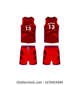 jersey for running and basketball tank top design template, Sport jersey mockup. uniform front and back view.