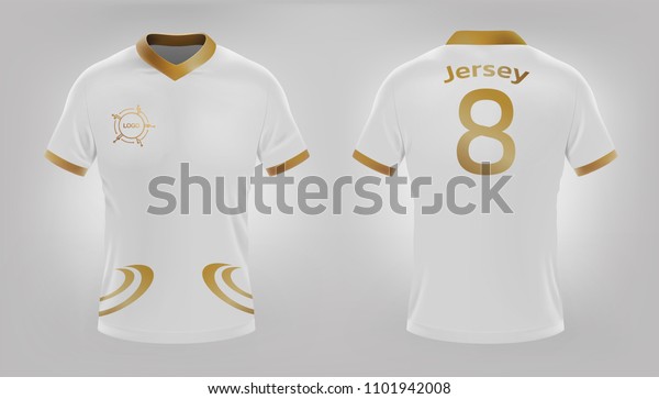white gold jersey