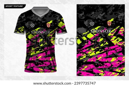 jersey soccer sport texture pattern bacground with shirt mockup illustration