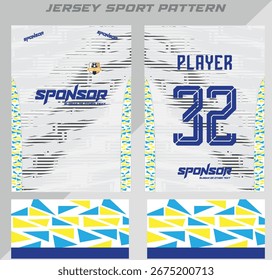 JERSEY SPORT DESIGN GRUNGE MUSTER LINIE