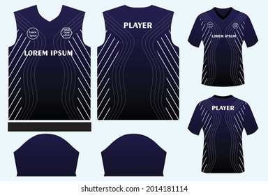 Jersey sport design and pattern for sublimation printing