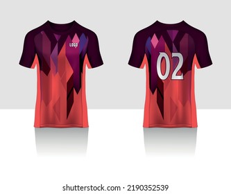 Jersey  Sport Design Templatesoccer Jersey Mockupuniform Stock Vector