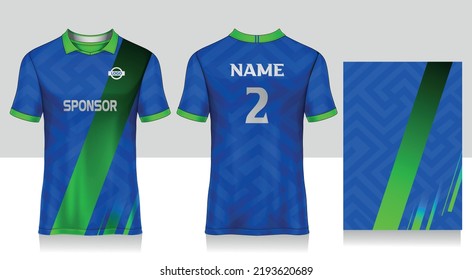 Jersey  Sport Design Templatesoccer Jersey Mockupuniform Stock Vector