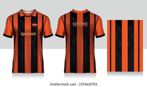 Jersey  Sport Design Templatesoccer Jersey Mockupuniform Stock Vector