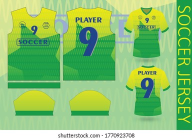 Jersey Sportmuster und Design für Fußballmannschaft