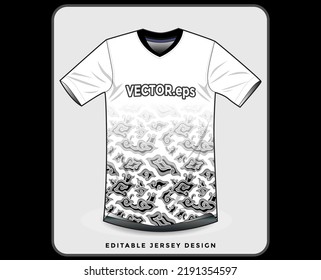 jersey sport shirt template design for soccer Sport, basket ball, running uniform in front view, Shirt  mockup Vector, design very simple and easy to custom
