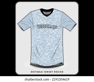 jersey sport shirt template design for soccer Sport, basket ball, running uniform in front view, Shirt  mockup Vector, design very simple and easy to custom