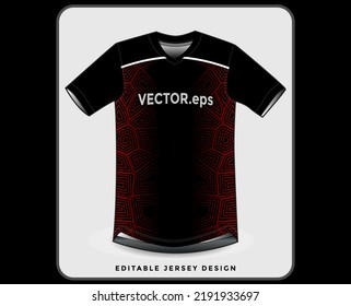 jersey sport shirt template design for soccer Sport, basket ball, running uniform in front view, Shirt  mockup Vector, design very simple and easy to custom