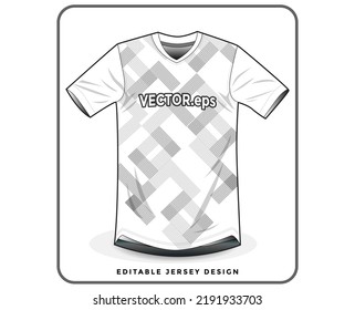 jersey sport shirt template design for soccer Sport, basket ball, running uniform in front view, Shirt  mockup Vector, design very simple and easy to custom