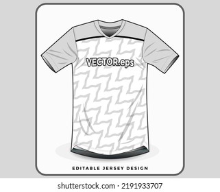 jersey sport shirt template design for soccer Sport, basket ball, running uniform in front view, Shirt  mockup Vector, design very simple and easy to custom