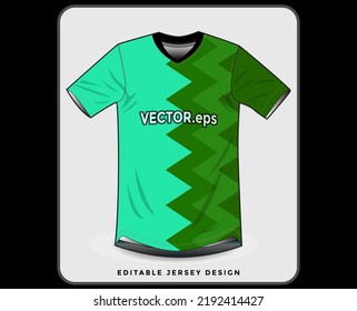 jersey sport shirt template design for soccer Sport, basket ball, running uniform in front view, Shirt  mockup Vector, design very simple and easy to custom
