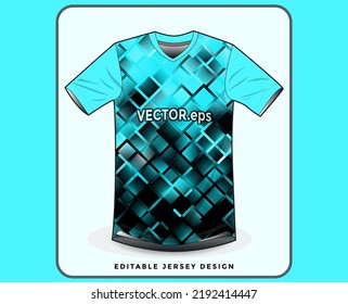 jersey sport shirt template design for soccer Sport, basket ball, running uniform in front view, Shirt  mockup Vector, design very simple and easy to custom