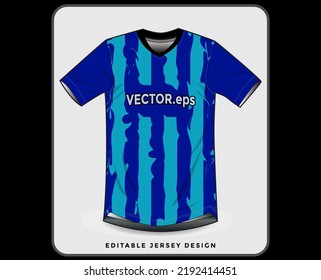 jersey sport shirt template design for soccer Sport, basket ball, running uniform in front view, Shirt  mockup Vector, design very simple and easy to custom