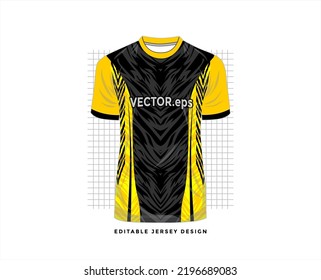 jersey sport shirt template design for soccer Sport, basket ball, running uniform in front view, Shirt  mockup Vector, design very simple and easy to custom