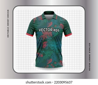 jersey sport shirt template design for soccer Sport, basket ball, running uniform in front view, Shirt  mockup Vector, design very simple and easy to custom