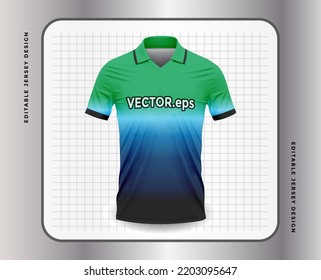 jersey sport shirt template design for soccer Sport, basket ball, running uniform in front view, Shirt  mockup Vector, design very simple and easy to custom