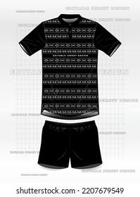 jersey sport shirt template design for soccer Sport, basket ball, running uniform in front view, Shirt  mockup Vector, design very simple and easy to custom