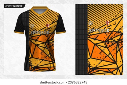 jersey sport textura patrón equipo de fútbol con simulación para impresión sublimada