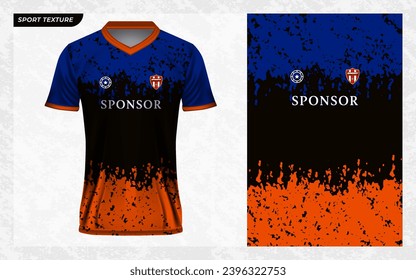 jersey sport texture pattern soccer kit vector illustration with mockup for sublimation print