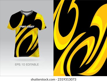  jersey sport t-shirt vector template design