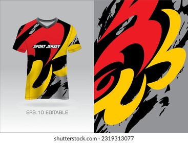  jersey sport t-shirt vector template design