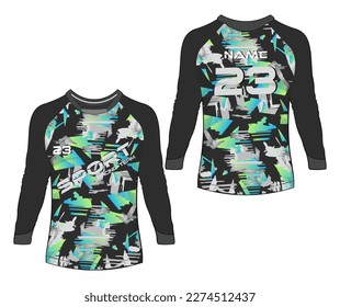 Jersey sports abstract texture tshirt design, for racing soccer gaming motocross cycling