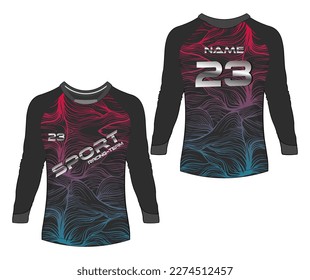 Jersey sports abstract texture tshirt design, for racing soccer gaming motocross cycling