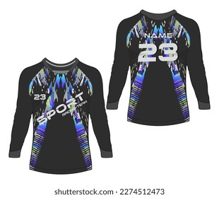 Jersey sports abstract texture tshirt design, for racing soccer gaming motocross cycling
