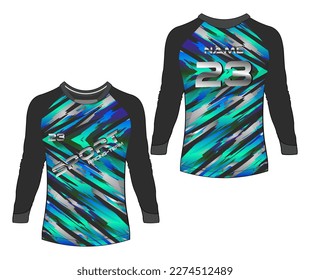 Jersey sports abstract texture tshirt design, for racing soccer gaming motocross cycling