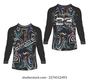 Jersey sports abstract texture tshirt design, for racing soccer gaming motocross cycling
