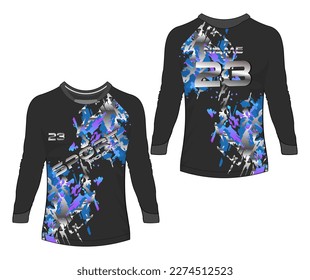 Jersey sports abstract texture tshirt design, for racing soccer gaming motocross cycling
