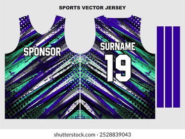 jersey sports template for sublimation design