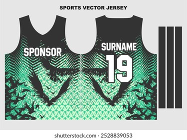 jersey sports template for sublimation design