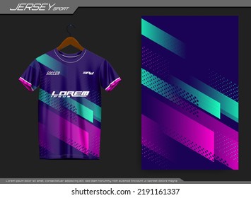 Jersey sports t-shirt. Soccer jersey mockup for soccer club. Suitable for jersey, background, poster, etc.