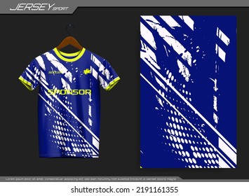 Jersey sports t-shirt. Soccer jersey mockup for soccer club. Suitable for jersey, background, poster, etc.