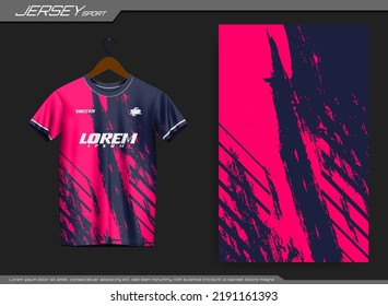 Camiseta deportiva de Jersey. La camiseta de fútbol se burla de un club de fútbol. Adecuado para camiseta, fondo, afiche, etc.