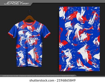 Jersey sports t-shirt. Soccer jersey mockup for soccer club. Suitable for jersey, background, poster, etc.