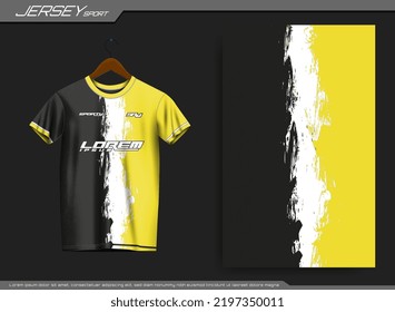 Jersey sports t-shirt. Soccer jersey mockup for soccer club. Suitable for jersey, background, poster, etc.
