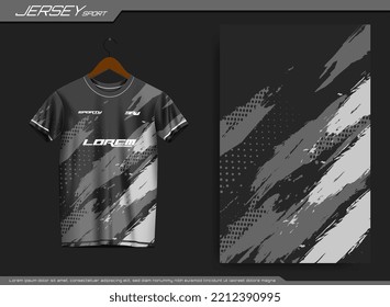 Camiseta deportiva de Jersey. La camiseta de fútbol se burla de un club de fútbol. Adecuado para camiseta, fondo, afiche, etc.