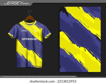 Camiseta deportiva de Jersey. La camiseta de fútbol se burla de un club de fútbol. Adecuado para camiseta, fondo, afiche, etc.