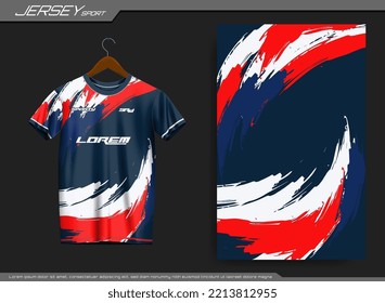 Jersey sports t-shirt. Soccer jersey mockup for soccer club. Suitable for jersey, background, poster, etc.