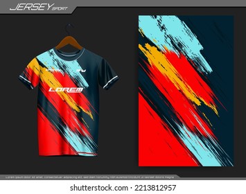 Camiseta deportiva de Jersey. La camiseta de fútbol se burla de un club de fútbol. Adecuado para camiseta, fondo, afiche, etc.