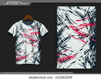 Jersey sports t-shirt. Soccer jersey mockup for soccer club. Suitable for jersey, background, poster, etc.