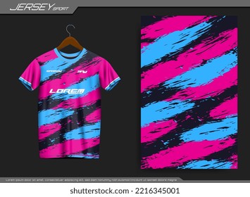 Jersey sports t-shirt. Soccer jersey mockup for soccer club. Suitable for jersey, background, poster, etc.