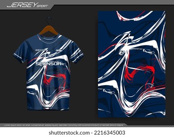 Jersey sports t-shirt. Soccer jersey mockup for soccer club. Suitable for jersey, background, poster, etc.