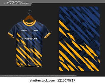 Jersey sports t-shirt. Soccer jersey mockup for soccer club. Suitable for jersey, background, poster, etc.